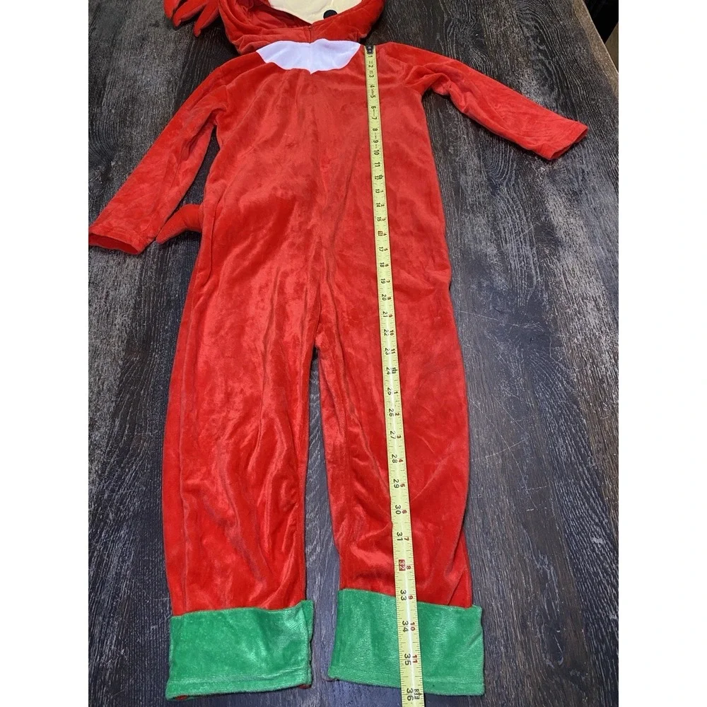 Spirit Kids KNUCKLES Sonic the Hedgehog Jumpsuit Costume CHILD XS 4-6